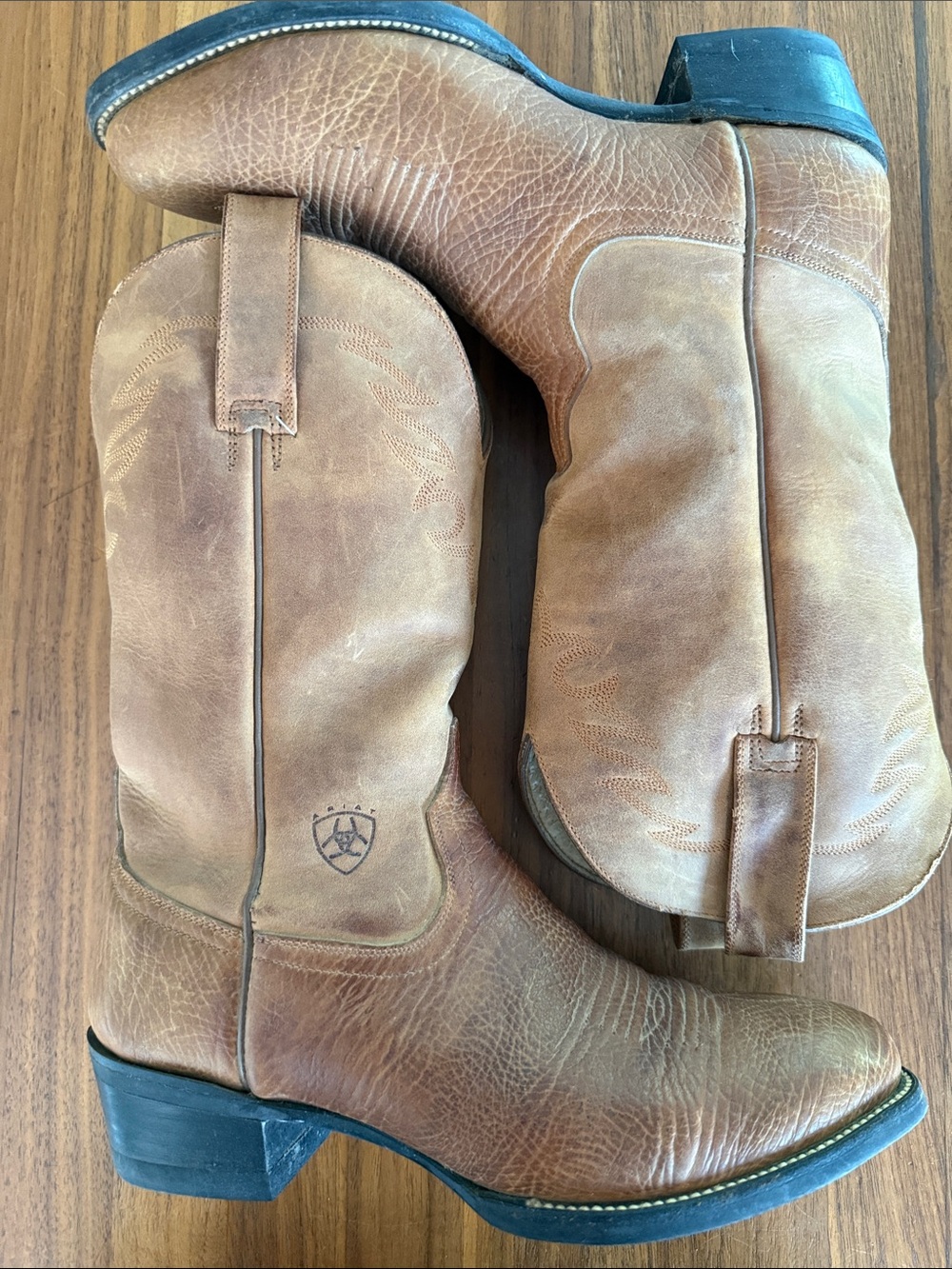 Ariat Sedona Arena Cowboy Boots Brown Leather Western sz 8